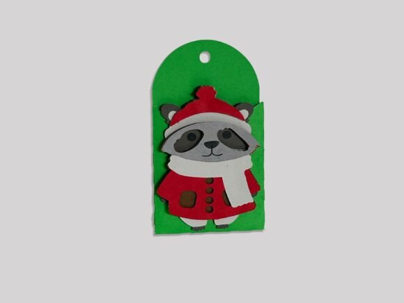Bringing Woodland Charm to Holiday Gifting with a Raccoon Gift Card Money Holder