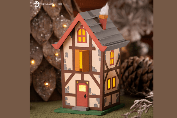 Build a Cozy Alpine Village with Bavarian Haus B SVG