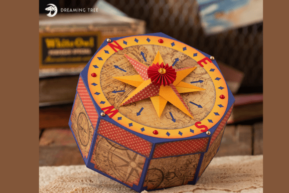 Compass Gift Box SVG: A Nautical Guide to Creative Paper Crafting