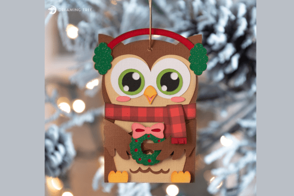 Crafting Charm with the Owl Gift Card Ornament SVG
