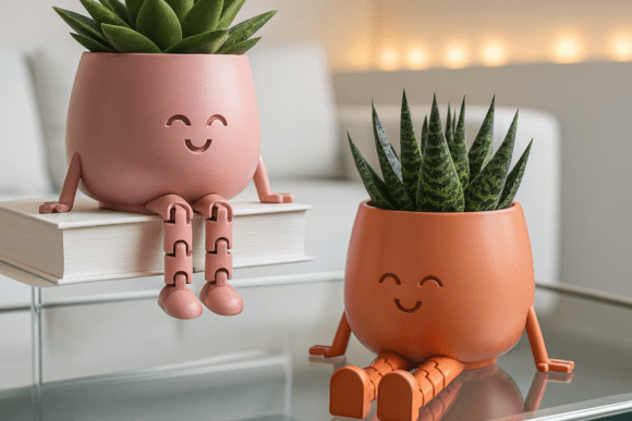 Evaluating the Flexible Legs Happy Face Planter for Home Decor