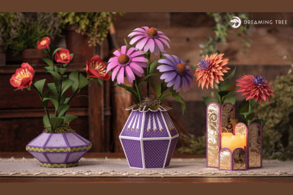 Fresh Florals SVG Bundle: Crafting Timeless Paper Blooms for Your Home