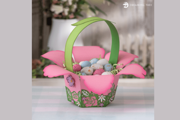 Integrating the Easter Floral Basket SVG into Your Creative Workflow