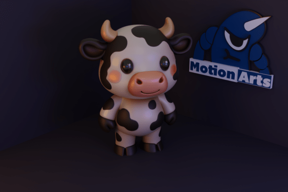 Integrating the Painted Cartoon Cow into Creative and Educational Workflows