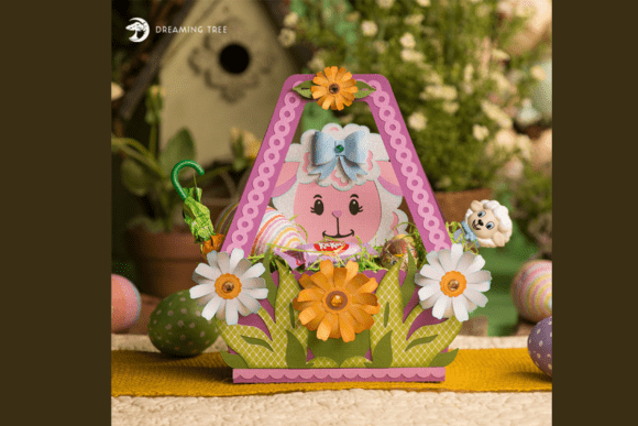 Little Lamb Easter Basket SVG: A Guide to 3D Paper Crafting