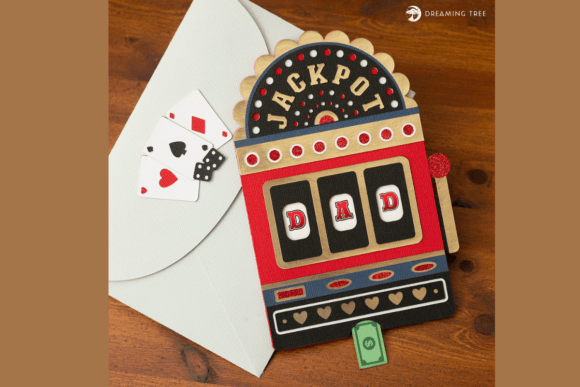 Lucky Pull Card: A Vegas-Inspired Paper Craft