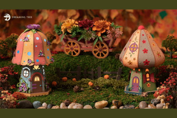 Marigolds and Mushrooms SVG Bundle: A Whimsical Fall Crafting Collection