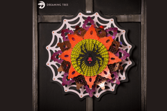 Master the Widow’s Web Wreath SVG