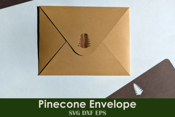 Pinecone Envelope and Cards: A Glue-Free Solution for Nature-Inspired Stationery