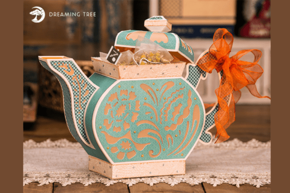 Strategic Gifting and Branding with the Tea Pot Luminary Gift Box SVG