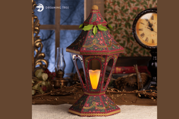 Victorian Christmas Lantern SVG: Crafting Timeless Holiday Elegance